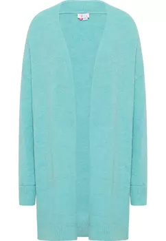 Толстовка IZIA Langer Strick Cardigan, бирюзовый