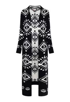 Толстовка IZIA Long Cardigan, черный