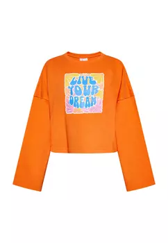 Толстовка IZIA, оранжевый