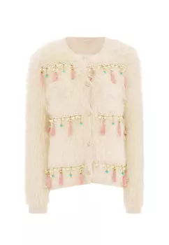 Толстовка IZIA Strickjacke, белый