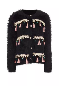 Толстовка IZIA Strickjacke, черный