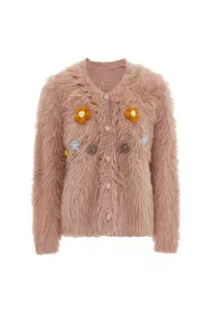 Толстовка IZIA Strickjacke, розовый