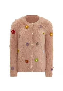 Толстовка IZIA Strickjacke, розовый