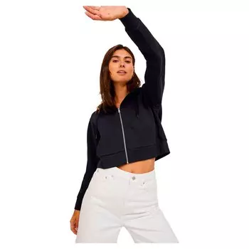 Толстовка Jack & Jones Abbie Regular Full Zip, черный