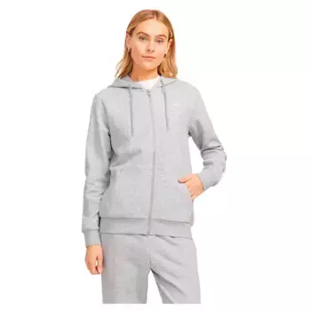 Толстовка Jack & Jones Abbie Rlx JJXX full zip, серый