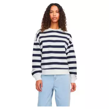 Толстовка Jack & Jones Alfa Stripe Relaxed JJXX, белый