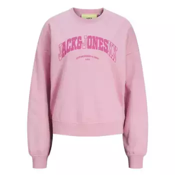 Толстовка Jack & Jones Ava Rlx Ls JJXX, розовый