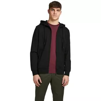 Толстовка Jack & Jones Basic Full Zip, черный