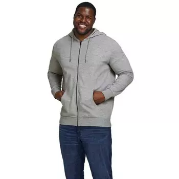 Толстовка Jack & Jones Basic Full Zip, серый