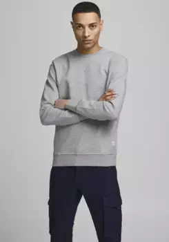 Толстовка Jack & Jones "BASIC SWEAT", цвет Hellgrau-Meliert