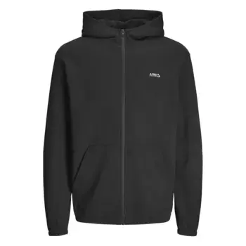 Толстовка Jack & Jones Basic Zip Plus Size full zip, черный