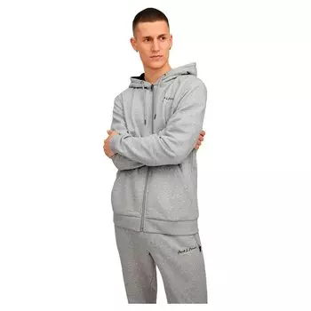 Толстовка Jack & Jones Berg Full Zip, серый