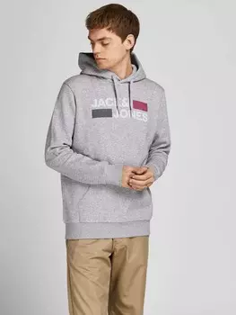 Толстовка Jack & Jones CORP OLD LOGO, серый