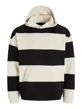 Толстовка JACK & JONES, цвет Black/Off white