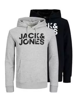 Толстовка Jack & Jones, цвет grau/schwarz