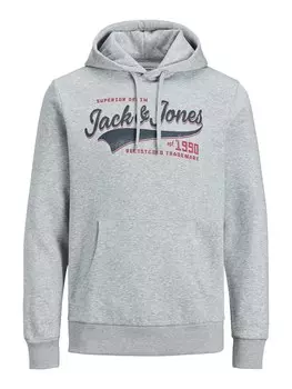 Толстовка JACK & JONES, цвет Grey/mottled grey