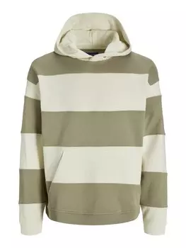 Толстовка JACK & JONES, цвет Olive/White