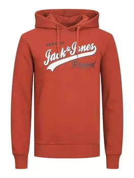 Толстовка JACK & JONES, цвет Rusty Red
