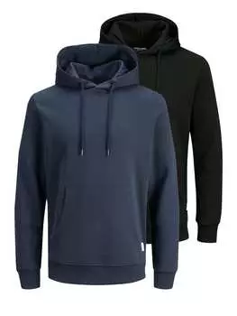 Толстовка Jack & Jones, цвет schwarz/dunkelblau