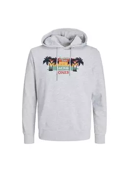 Толстовка Jack & Jones, цвет wei/wei/grau