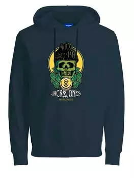 Толстовка Jack & Jones DAEMON, зеленый