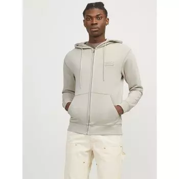 Толстовка Jack & Jones Faded Full Zip, бежевый
