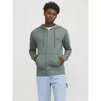 Толстовка Jack & Jones Faded Full Zip, серый