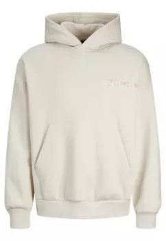 Толстовка Jack & Jones Hoodie 'Digital', бежевый
