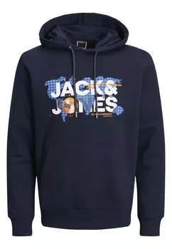 Толстовка Jack & Jones Hoodie 'Dust', темно-синий