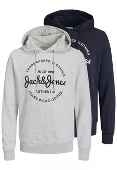 Толстовка Jack & Jones Hoodie 'forest', серый