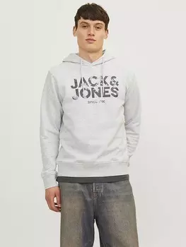 Толстовка Jack & Jones Hoodie James, светло-серый