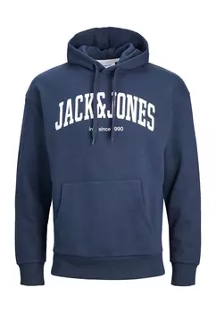 Толстовка Jack & Jones Hoodie 'Josh', темно-синий