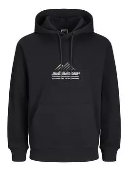 Толстовка Jack & Jones Hoodie 'LIMA LOGO', черный