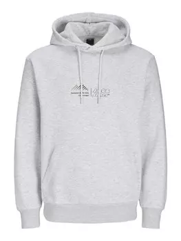 Толстовка Jack & Jones Hoodie 'LIMA LOGO', серый