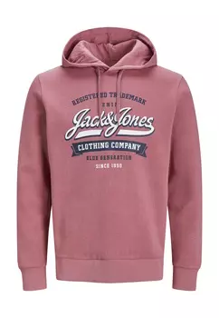 Толстовка Jack & Jones Hoodie 'Logo2 Col', красный