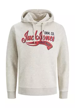 Толстовка Jack & Jones Hoodie 'Logo', белый