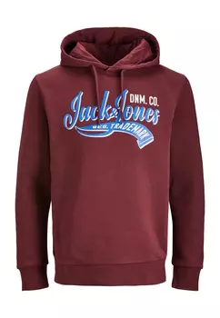 Толстовка Jack & Jones Hoodie 'Logo', красный