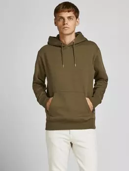 Толстовка Jack & Jones Hoodie SWEAT HOOD Jumper Kapuzen Pullover, хаки
