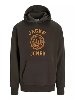 Толстовка Jack & Jones Hoodie 'Victo', коричневый