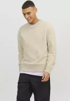 Толстовка Jack & Jones "JCOCLASSIC TWILL SWEAT CREW NECK NOOS", цвет Moonbeam
