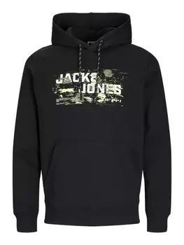 Толстовка Jack & Jones JCOOUTDOOR LOGO, черный