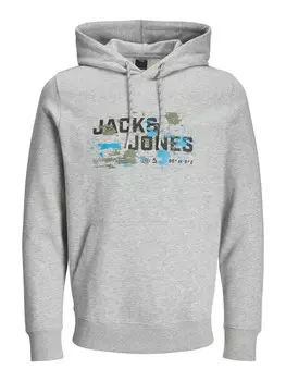 Толстовка Jack & Jones JCOOUTDOOR LOGO, серый