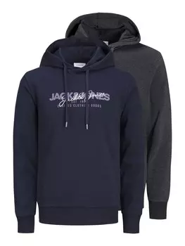Толстовка JACK & JONES JJAlvis, цвет Blue/mottled grey