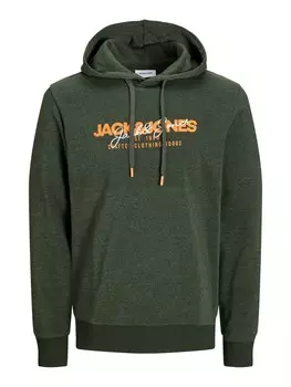 Толстовка JACK & JONES JJAlvis, темно-зеленый