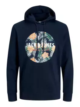 Толстовка Jack & Jones "JJCHILL SHAPE SWEAT HOOD", синий