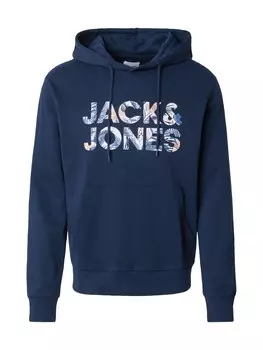 Толстовка JACK & JONES JJEBryan, цвет marine blue/Royal blue