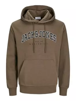 Толстовка JACK & JONES JJECaleb, коричневый