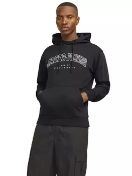 Толстовка Jack & Jones JJECALEB VARSITY, черный