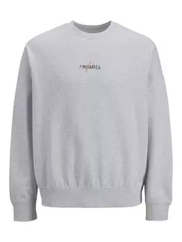 Толстовка JACK & JONES JJEChange, цвет Anthracite/mottled grey