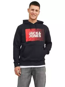 Толстовка Jack & Jones JJECORP LOGO, черный